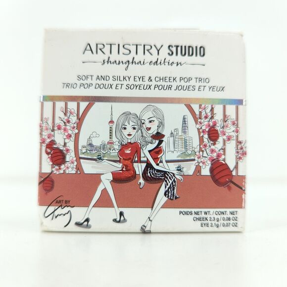 Artistry Studio Shanghai Edition Eye Cheek Pop Trio Shanghai Starlight Soft NEW - Picture 1 of 7